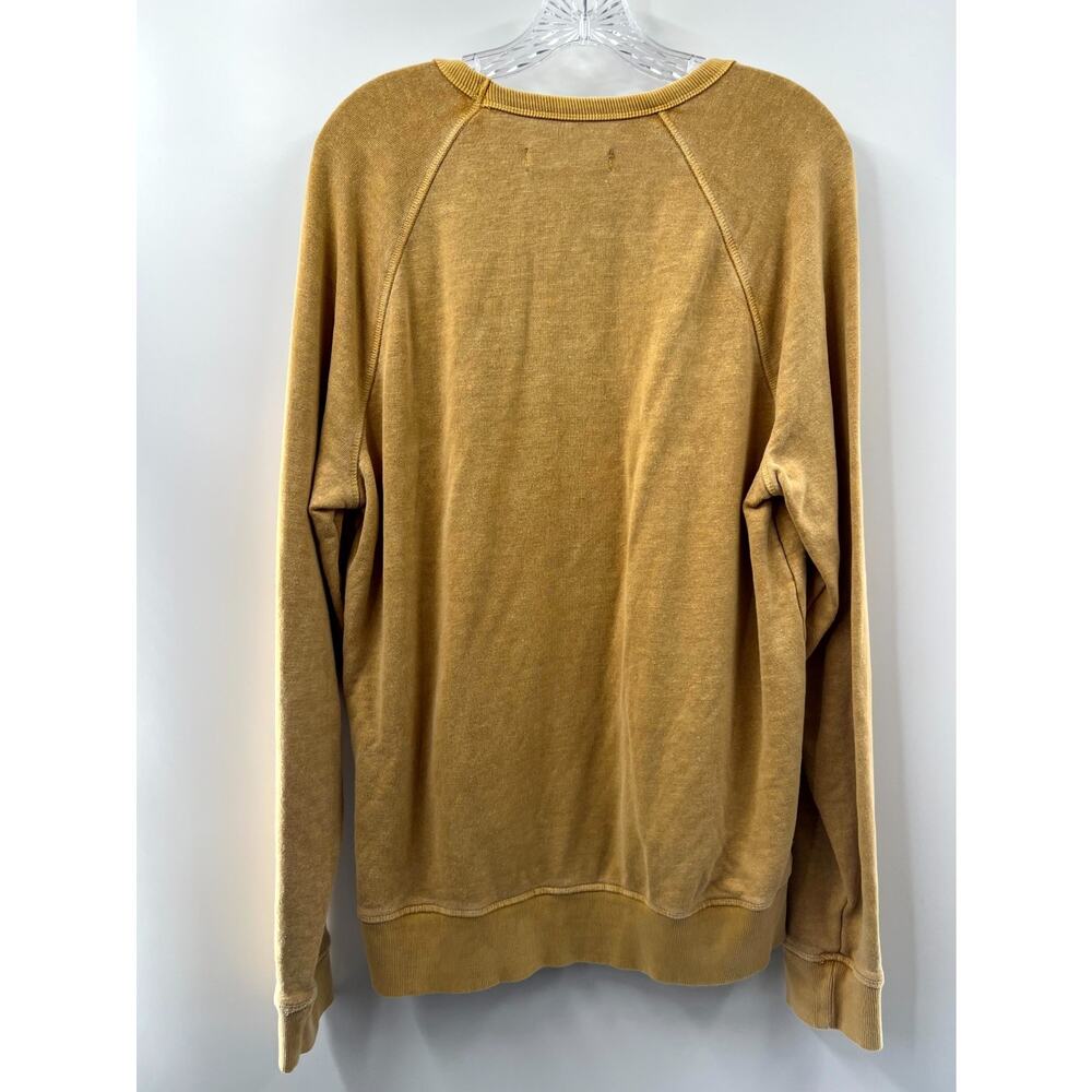 Outerknown Women's Yellow Solid Cotton Long Sleev… - image 7